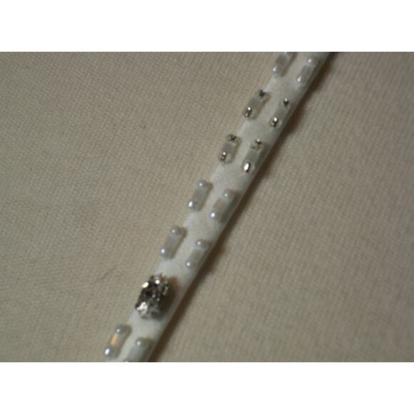 Satin Beaded Straps  spaghetti wedding bridal prom dress beaded shoulder straps - Picture 8 of 8